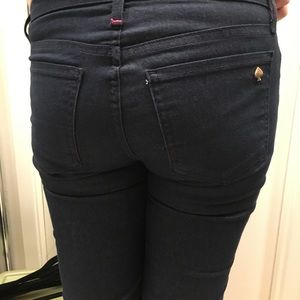 Dark blue Kate Spade cropped jeans